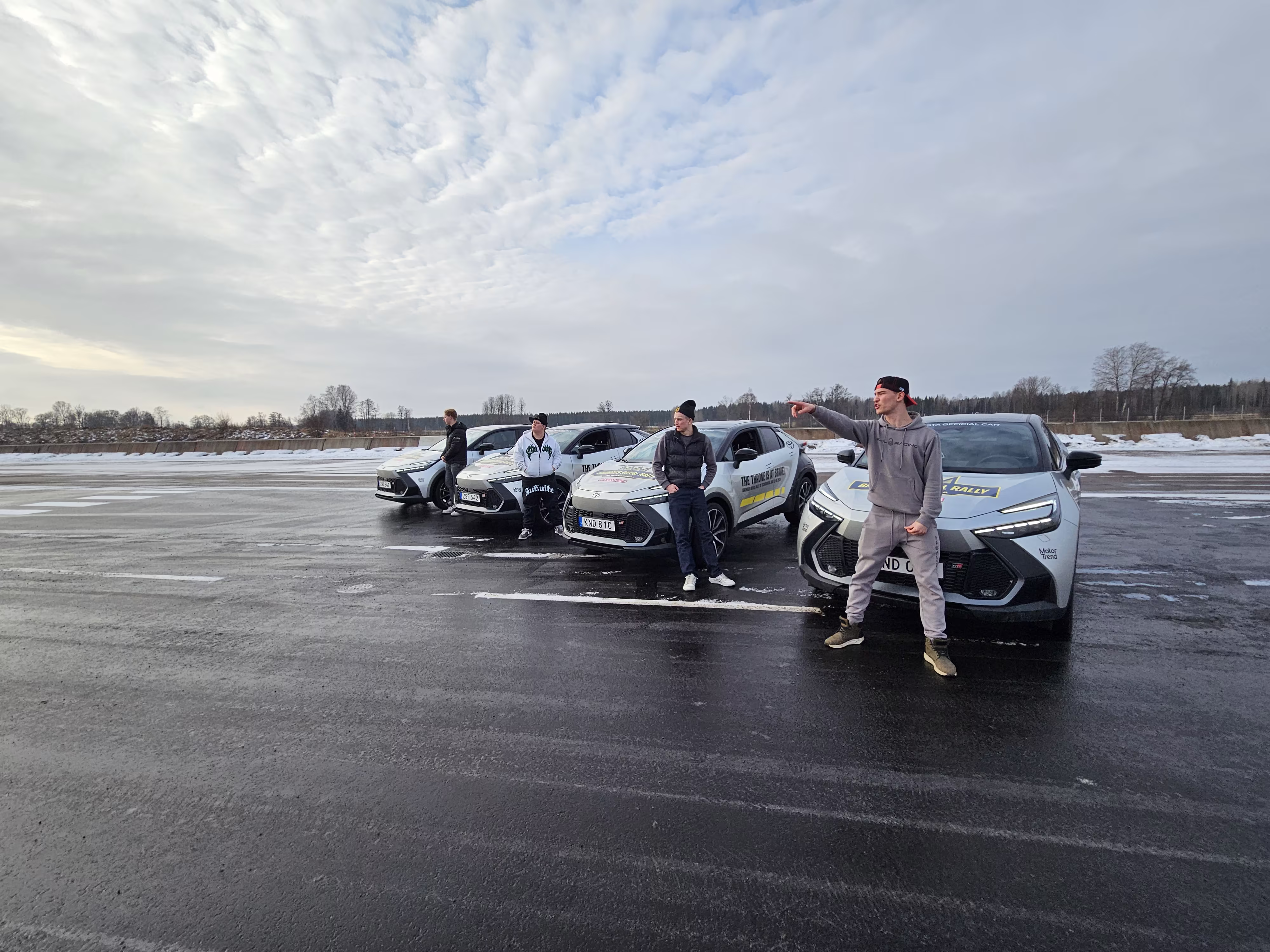 Teamet på Tierp Arena halkbana